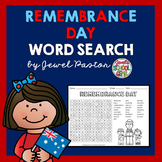 Remembrance Day Activities (Remembrance Day Word Search)