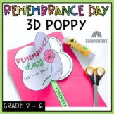 Remembrance Day 3D Poppy Craft