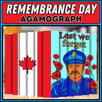 Preview of Remembrance Day Activity Canada Agamographs LE JOUR DU SOUVENIR Veterans day art