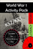 World War I and Remembrance Day Activity Pack