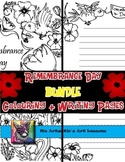 Remembrance Day Colouring Sheets and Writing Activities