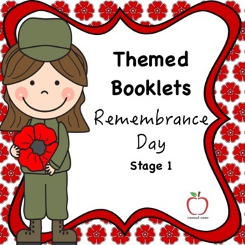 Preview of Remembrance Day Australia Booklet - Stage 1