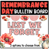 Remembrance Day Bulletin Board