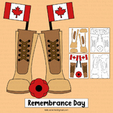 Remembrance Day Bulletin Board Canada Soldier Craft Colori