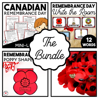 Preview of Remembrance Day Canada Bundle