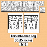 Remembrance Day Canada Bulletin Board Art Coloring Pages P