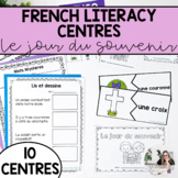 French Remembrance Day Literacy Centres / Les centres: le 