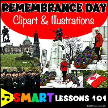 Preview of Remembrance Day Clipart by Smart Lessons 101