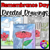Remembrance Day Directed Drawing, Art Activity & Drawing W