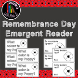 Remembrance Day Emergent Reader