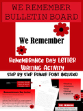 Remembrance Day LETTER Writing Activity | Bulletin Board