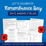 Remembrance Day/Veteran's Day Literacy Activities (In Flan