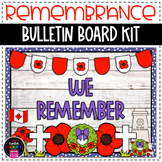 Remembrance Day Poppy Bulletin Board or Door Decor - Veterans Day