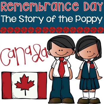 Preview of Remembrance Day - The Story of the Poppy (Canada) Google Slides Included