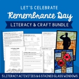 Remembrance Day / Veteran's Day Activity Bundle | Literacy