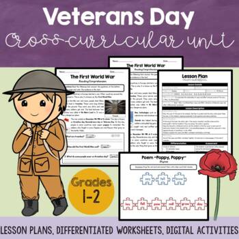 Preview of Remembrance Day / Veterans Day Lesson Plans and Activities