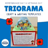 Remembrance Day/Veterans Day Literacy Writing & Craft Trio