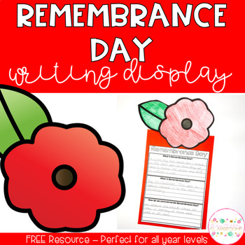 Preview of Remembrance Day Writing Display