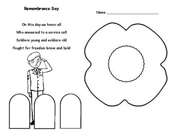 Preview of Remembrance Day art project