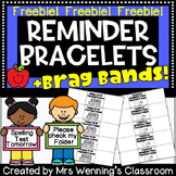 Reminder Bracelets (+Brag Bands) FREEBIE!