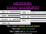 Reminder Bracelets : Brain Bands