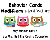 Reminder Cards to Help Manage Behavior in the Classroom