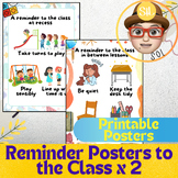Reminder Posters to the Class | In Between Lessons and At Break