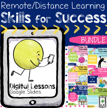 Preview of Remote Learning Skills for Success | BUNDLE