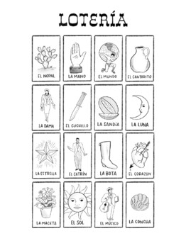 Preview of Remote Learning LOTERÍA