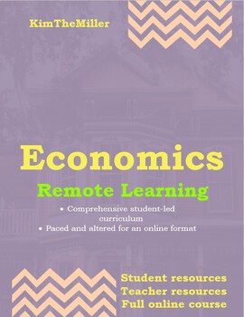 Preview of Remote Learning/Online-Full Course Bundle-Economics