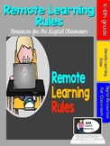 Remote Learning Rules for Distance Learners
