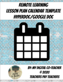 Remote Learning Weekly Lesson Plans Hyperdocs Google Docs 