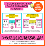 Remote learning Letter Formation Sheets ( Phase 2 , 3 , 4 