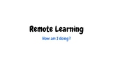 Remote learning social story.