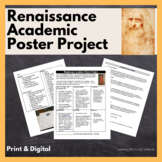 Renaissance Academic Poster Project: 3 Ply Poster Board: P