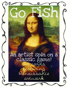 Preview of Renaissance Art Go Fish Game