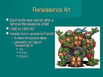Preview of Renaissance Art Presentation and Quiz (Google)