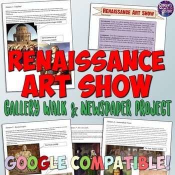 Preview of Renaissance Art Show and Newspaper Project