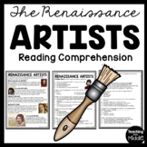 Renaissance Artists Reading Comprehension Worksheet Bondon