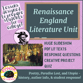 Renaissance British Literature Unit - PPT, Literature, and Quiz