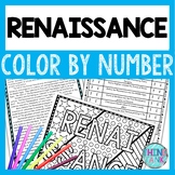 Renaissance Color by Number, Reading Passage and Text Marking