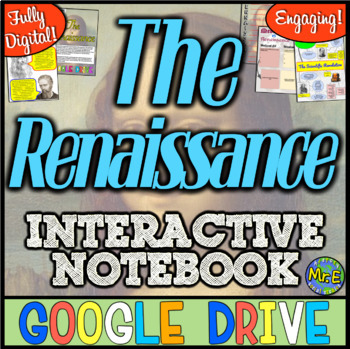 Preview of Renaissance DIGITAL Interactive Notebook!  Google Drive | Distance Learning