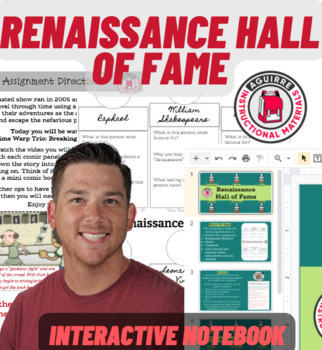Preview of Renaissance Hall of Fame - Presentation, Independent Learning, Show Recap+