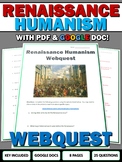 Renaissance Humanism - Webquest with Key (Google Doc Included)