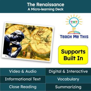 Preview of Renaissance Informational Text Reading Passage and Activities