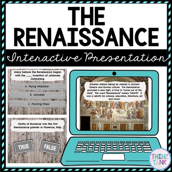Preview of Renaissance Interactive Google Slides™ Presentation | Distance Learning
