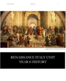 Renaissance Italy Unit
