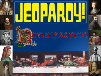 Preview of Renaissance Jeopardy