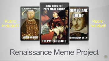 Preview of Renaissance Meme Project