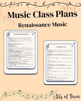Preview of Renaissance Music History: Lesson Plan